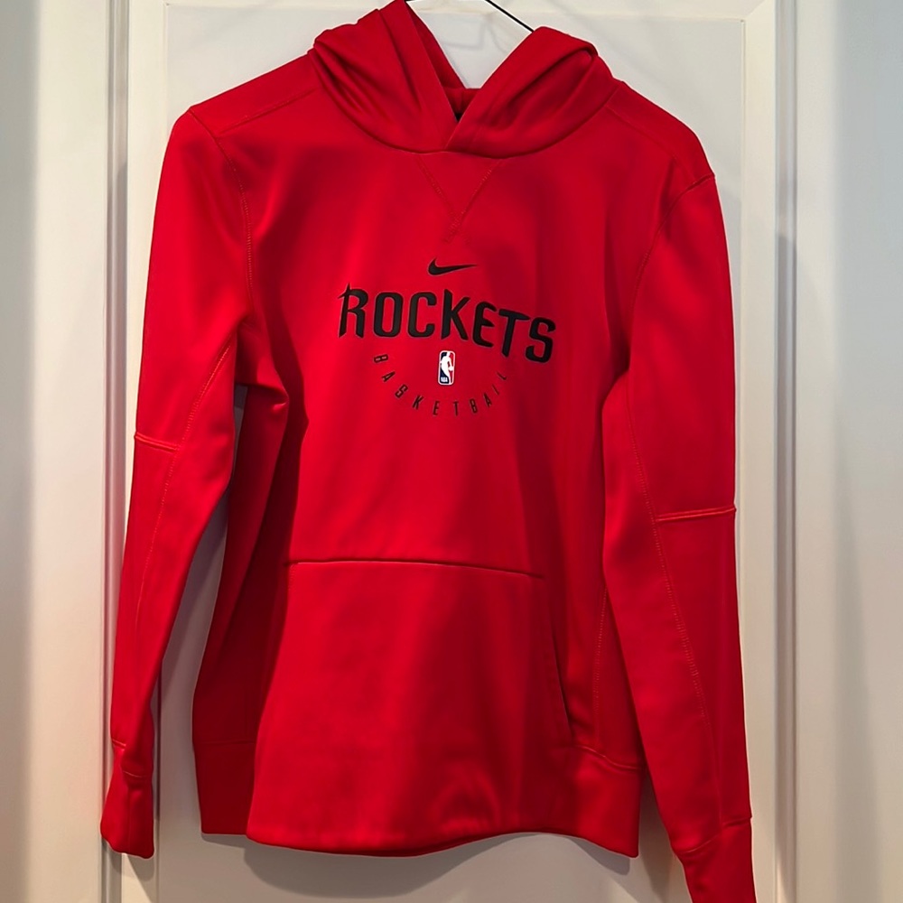 Nike NBA Rockets Logo Red Hoodie